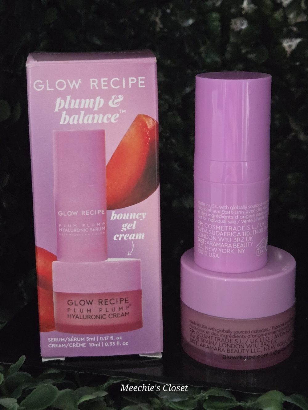Glow Recipe Plum Plump Plump & Balance Hyaluronic Kit (Serum + Cream) - Picture 3 of 10